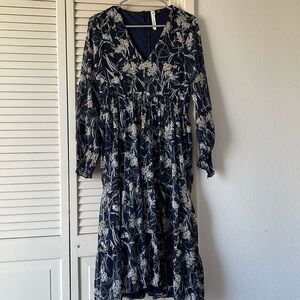 Floral Long Sleeve Dress